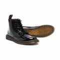 Dr. Martens Kids 1460 patent leather boots - Black