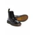 Dr. Martens Kids 1460 patent leather boots - Black