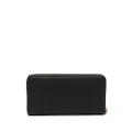 Love Moschino logo-print zip-up wallet - Black