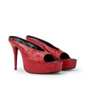 Alexander Wang Destiny 150mm leather sandals - Red