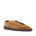 Buttero logo-embossed suede Derby shoes - Brown