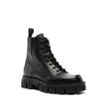 Versace Greca Portico leather boots - Black