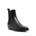 Buttero 30mm leather ankle boots - Black