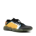 Moschino colour-block lace-up sneakers - Green
