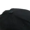 BOSS logo-embroidered cotton cap - Black