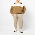 CHOCOOLATE logo-patch track pants - Brown