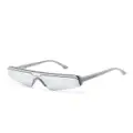 Balenciaga Eyewear Ski rectangular-frame sunglasses - Grey