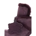 Burberry Highland shearling pumps - Purple