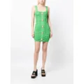 Balmain open-knit minidress - Green