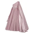 MAISON AVA rhinestone-embellished draped satin gown - Purple