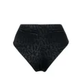 Versace Versace Allover satin-finish briefs - Black