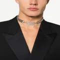 Dsquared2 Gothic logo-lettering choker necklace - Silver