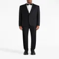 ETRO jacquard paisley-pattern slim-cut suit - Black