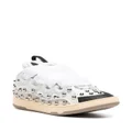 Lanvin Curb panelled leather sneakers - White