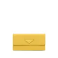 Prada Saffiano leather clutch bag - Yellow