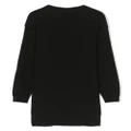 Roberto Cavalli Junior long-sleeve knitted dress - Black