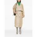 ISABEL MARANT two-tone cotton trench coat - Neutrals
