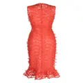 Cynthia Rowley sleeveless lace midi dress - Red
