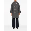 DUNST panelled hooded duffle coat - Grey