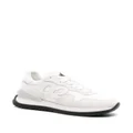 Dsquared2 logo-patch leather lace-up sneakers - White