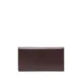 Furla logo-lettering leather wallet - Purple