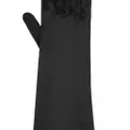 Dolce & Gabbana full-finger design silk gloves - Black