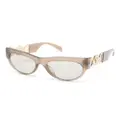 Versace Eyewear Winged Medusa cat-eye frame sunglasses - Brown