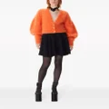 Nina Ricci V-neck mohair-blend cardigan - Orange