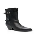 Sergio Rossi SR Thalestris 55mm leather ankle boots - Black