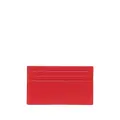 Ferragamo logo-plaque leather cardholder - Red