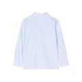 Bonpoint long-sleeve cotton shirt - Blue