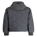 CHOCOOLATE logo-appliqué quilted padded jacket - Grey