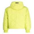 CHOCOOLATE logo-appliqué quilted padded jacket - Yellow
