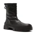 Vic Matie Roccia faux-leather ankle boots - Black