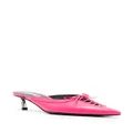 Versace Pin-point 50mm mules - Pink
