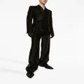 Dolce & Gabbana single-breasted sequin blazer - Black