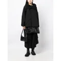 Junya Watanabe layered hooded parka - Black
