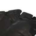 Polo Ralph Lauren logo-debossed leather gloves - Black