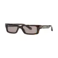 Philipp Plein Daily Masterpiece square-frame sunglasses - Brown