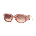 Philipp Plein Diva oversize-frame sunglasses - Pink