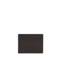TOM FORD logo-plaque leather cardholder - Brown