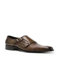 TOM FORD Elkan leather monk shoes - Brown