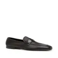TOM FORD Sean twist-detail leather loafers - Brown
