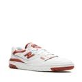 New Balance 550 logo-embossed leather sneakers - White