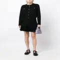 b+ab cotton-blend skirt suit - Black