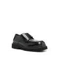 Dolce & Gabbana square-toe leather derby shoes - Black