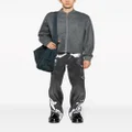 Jil Sander zip-up wool bomber jacket - Grey