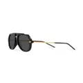Dolce & Gabbana Eyewear Lusso Sartoriale pilot-frame sunglasses - Black