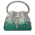 Jimmy Choo Bon Bon crystal-embellished bucket bag - Silver