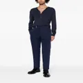 TOM FORD Atticus belted tailored trousers - Blue
